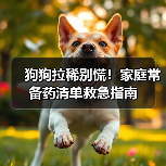 狗狗拉稀别慌!家庭常备药清单救急指南(图4) 狗狗拉稀别慌!家庭常备药清单救急指南(图4)