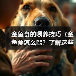 金鱼食的喂养技巧（金鱼食怎么喂？了解这些）