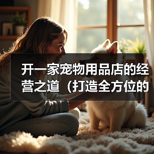 开一家宠物用品店的经营之道（打造全方位的宠物用品购物体验，）