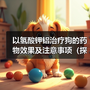 以氢酸钾铝治疗狗的药物效果及注意事项（探究以氢酸钾铝药物对狗的治疗效果及使用注意事项）（图2）
