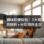 猫咪软便别慌!5大病因解析+分阶用药全攻略(图2) 猫咪软便别慌!5大病因解析+分阶用药全攻略(图2)