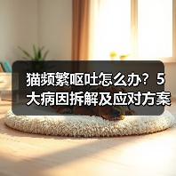 猫频繁呕吐怎么办？5大病因拆解及应对方案（图4）
