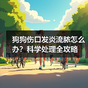 狗狗伤口发炎流脓怎么办？科学处理全攻略（图1）