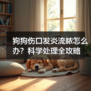 狗狗伤口发炎流脓怎么办？科学处理全攻略（图3）