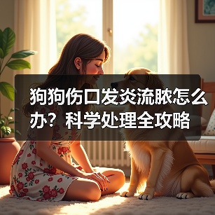 狗狗伤口发炎流脓怎么办？科学处理全攻略（图4）