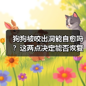 狗狗被咬出洞能自愈吗？这两点决定能否恢复！（图1）