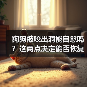 狗狗被咬出洞能自愈吗？这两点决定能否恢复！（图3）