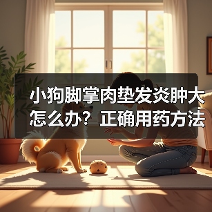 小狗脚掌肉垫发炎肿大怎么办?正确用药方法解析(图3) 小狗脚掌肉垫发炎肿大怎么办?正确用药方法解析(图3)