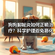 狗狗脚趾炎如何正确治疗？科学护理避免恶化（图1）
