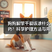 狗狗脚掌干裂该涂什么药？科学护理方法与用药指南（图1）