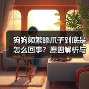 狗狗频繁舔爪子到底是怎么回事?原因解析与处理方法(图3) 狗狗频繁舔爪子到底是怎么回事?原因解析与处理方法(图3)