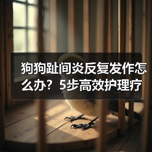 狗狗趾间炎反复发作怎么办？5步高效护理疗法（图1）