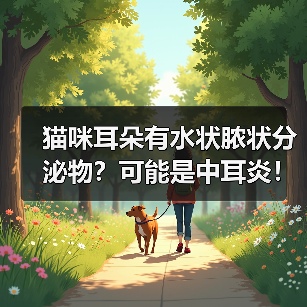 猫咪耳朵有水状脓状分泌物？可能是中耳炎！（图4）