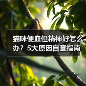 猫咪便血但精神好怎么办？5大原因自查指南