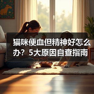 猫咪便血但精神好怎么办？5大原因自查指南（图2）