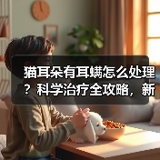 猫耳朵有耳螨怎么处理？科学治疗全攻略，新手必看