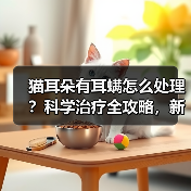 猫耳朵有耳螨怎么处理？科学治疗全攻略，新手必看（图2）