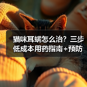 猫咪耳螨怎么治？三步低成本用药指南+预防方法（图2）