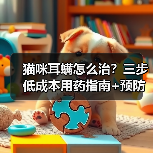 猫咪耳螨怎么治？三步低成本用药指南+预防方法（图3）