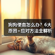 狗狗便血怎么办？6大原因+应对方法全解析