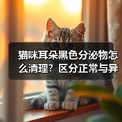 猫咪耳朵黑色分泌物怎么清理？区分正常与异常方法（图4）