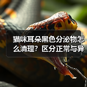 猫咪耳朵黑色分泌物怎么清理？区分正常与异常方法（图2）