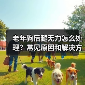 老年狗后腿无力怎么处理？常见原因和解决方案（图3）
