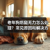 老年狗后腿无力怎么处理？常见原因和解决方案