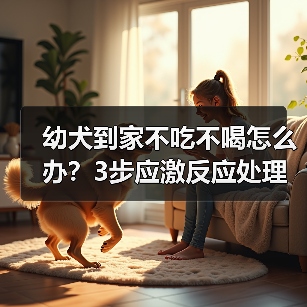 幼犬到家不吃不喝怎么办？3步应激反应处理全攻略
