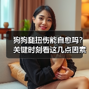 狗狗腿扭伤能自愈吗？关键时刻看这几点因素（图4）