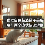 猫吐白色粘液是不是猫瘟？两个症状快速辨别（图2）