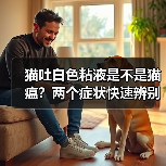 猫吐白色粘液是不是猫瘟？两个症状快速辨别（图4）