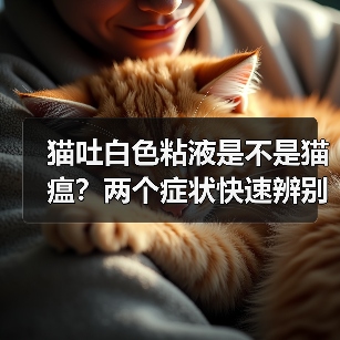 猫吐白色粘液是不是猫瘟？两个症状快速辨别（图3）