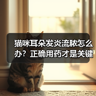 猫咪耳朵发炎流脓怎么办？正确用药才是关键