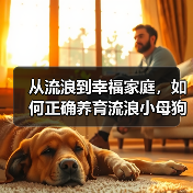 从流浪到幸福家庭，如何正确养育流浪小母狗（解救一只流浪小母狗，改变她的命运，并给予她温暖和关爱）（图2）