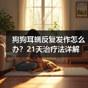 狗狗耳螨反复发作怎么办？21天治疗法详解（图4）