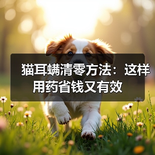 猫耳螨清零方法：这样用药省钱又有效