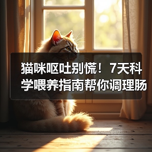 猫咪呕吐别慌！7天科学喂养指南帮你调理肠胃（图3）