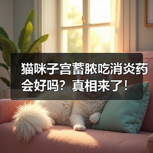 猫咪子宫蓄脓吃消炎药会好吗？真相来了！（图2）