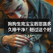 狗狗生完宝宝后恶露多久排干净？超过这个时间要警惕！（图4）