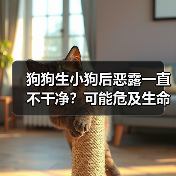狗狗生小狗后恶露一直不干净？可能危及生命！