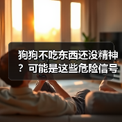 狗狗不吃东西还没精神？可能是这些危险信号！附急救指南