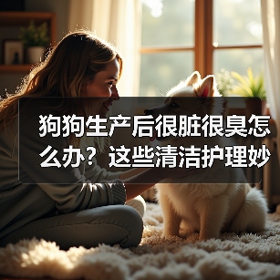 狗狗生产后很脏很臭怎么办？这些清洁护理妙招赶紧收藏！（图4）