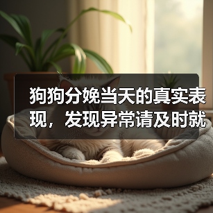 狗狗分娩当天的真实表现，发现异常请及时就医！（图3）