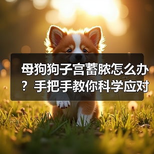 母狗狗子宫蓄脓怎么办？手把手教你科学应对