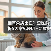 猫耳朵挠出血？兽医解析5大常见原因+急救护理指南（图2）