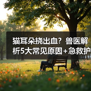 猫耳朵挠出血？兽医解析5大常见原因+急救护理指南