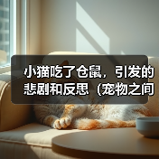 小猫吃了仓鼠,引发的悲剧和反思(宠物之间的相处之道与责任感)(图4) 小猫吃了仓鼠,引发的悲剧和反思(宠物之间的相处之道与责任感)(图4)
