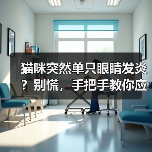 猫咪突然单只眼睛发炎?别慌,手把手教你应对!(图1) 猫咪突然单只眼睛发炎?别慌,手把手教你应对!(图1)