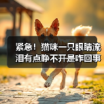 紧急!猫咪一只眼睛流泪有点睁不开是咋回事?(图4) 紧急!猫咪一只眼睛流泪有点睁不开是咋回事?(图4)